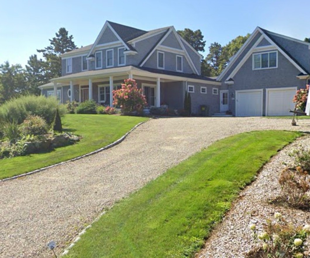 The Brewster House, completed and landscaped